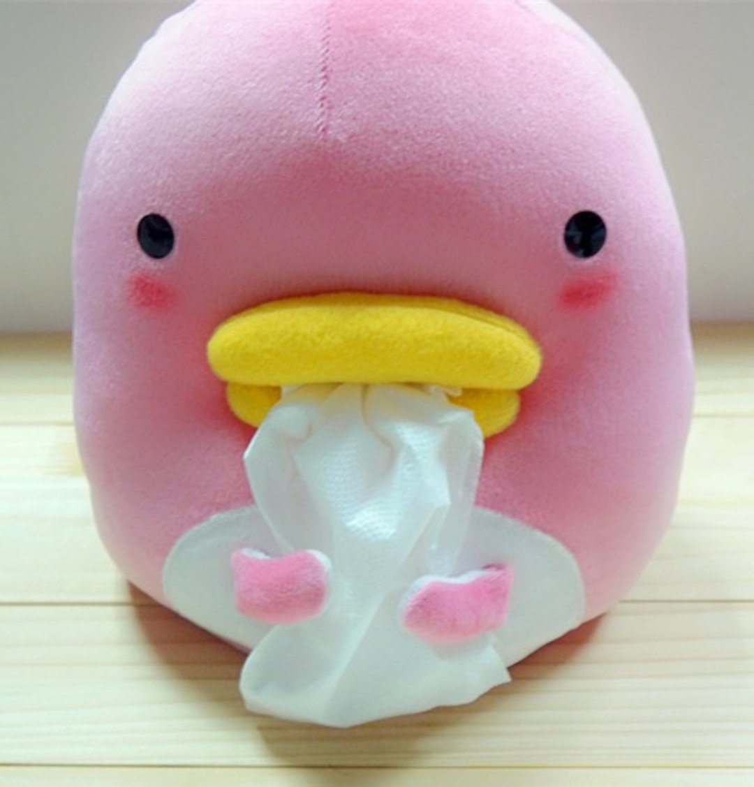 Bucute让人想一直抽的/面纸套/全球限量/粉红企鹅/100%手工 - 摆饰 - 其他材质 粉红色