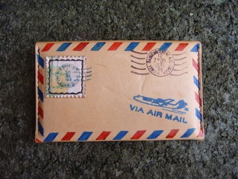 [ ISSIS ] 信封型随身轻量小卡夹/名片夹 -- (3) - 证件套/卡套 - 真皮 