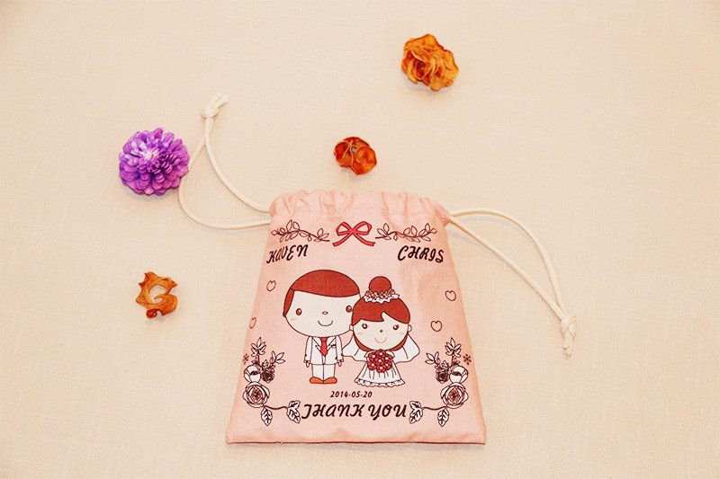 [幸福洋溢的小袋] 情人节/婚礼/纪念品/定制化 - 订制画像 - 其他材质 多色
