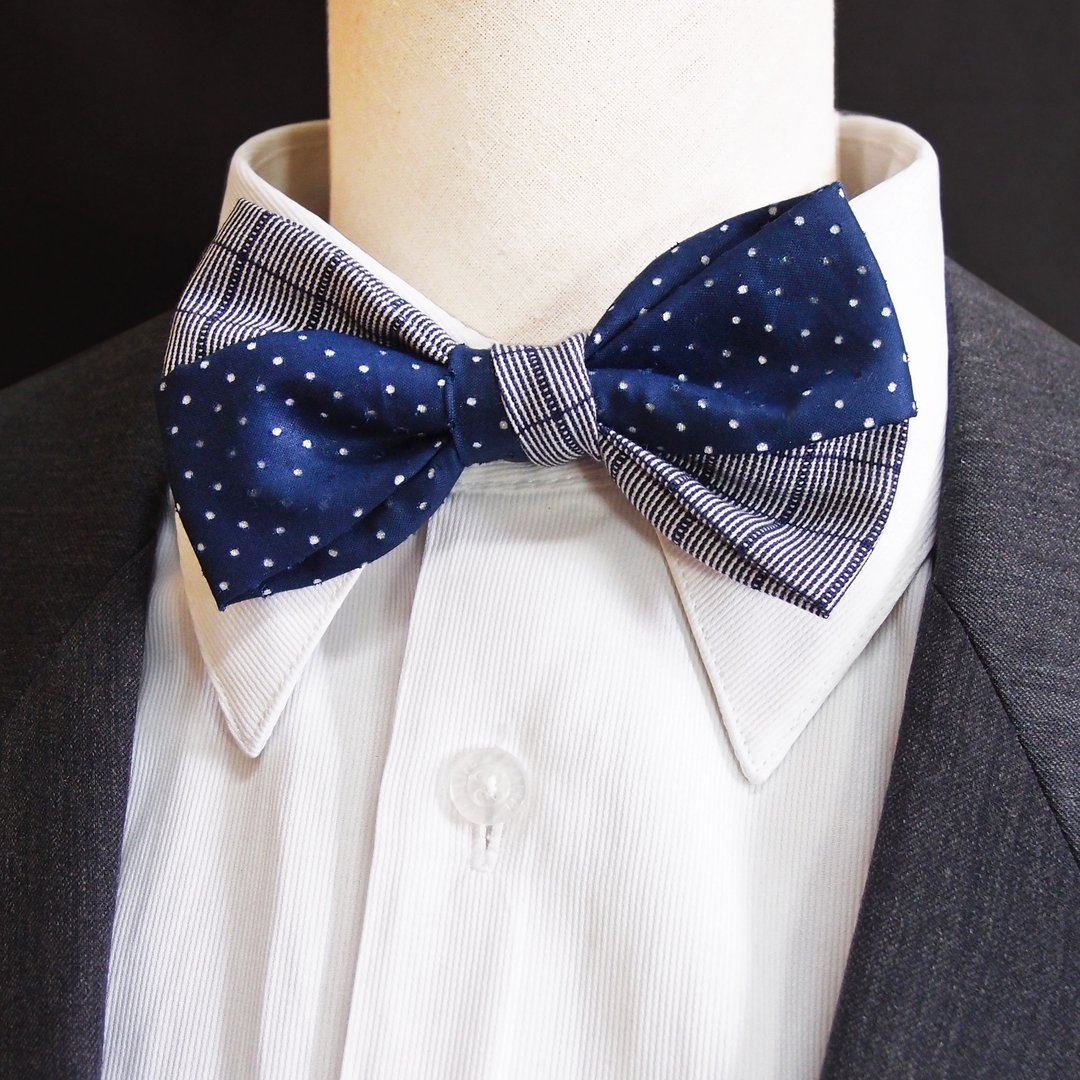繁星双色蓝领结bow tie*情人节 - 领带/领带夹 - 其他材质 蓝色