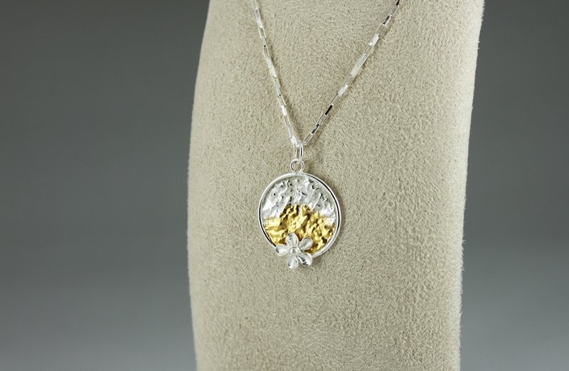 【孤品】925纯银项链-花好月圆系列 Elixir of Love - 项链 - 纯银 金色