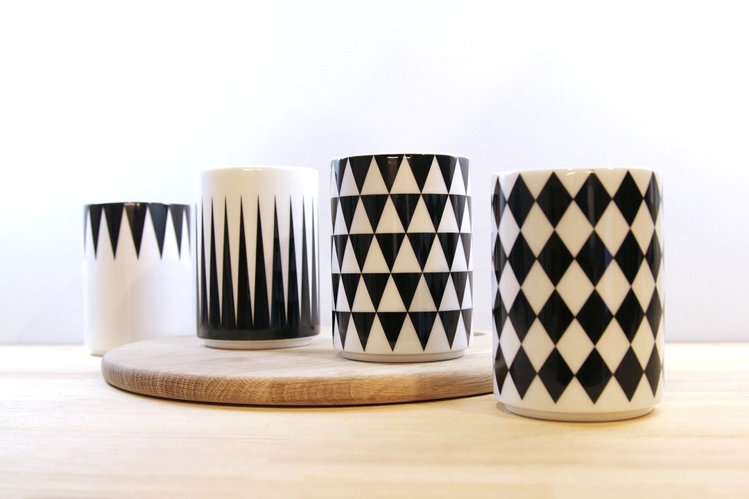 [SUSS]丹麦进口ferm living高质感普普风马克杯四件组 - 咖啡杯/马克杯 - 其他材质 白色
