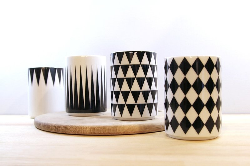 [SUSS]丹麦进口ferm living高质感普普风马克杯四件组 - 咖啡杯/马克杯 - 其他材质 白色