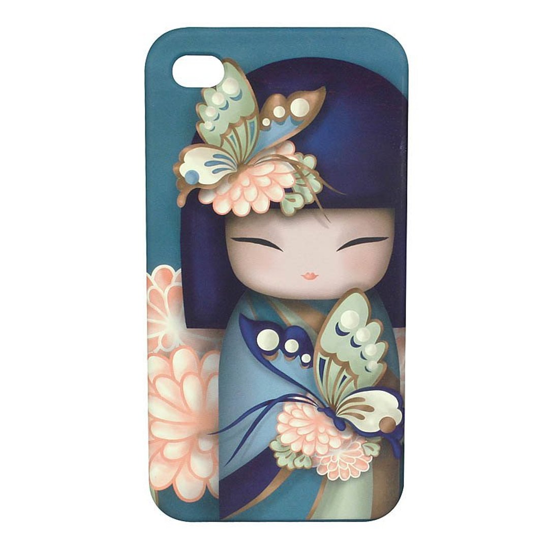 Kimmidoll 和福娃娃 IPHONE 4/4s 保护壳 Honoka - 手机壳/手机套 - 塑料 蓝色
