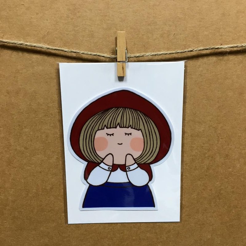 栗子妹系列中型防水贴纸 SM0019 - 贴纸 - 防水材质 多色