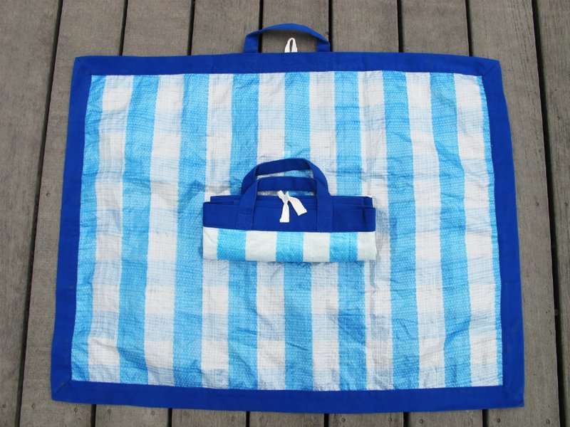 野餐垫/双面 - 野餐垫 - 其他材质 蓝色