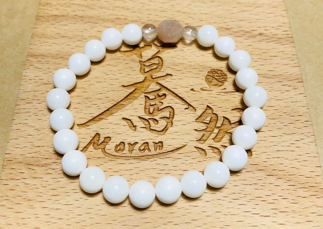 蓦然(手环系列)砗磲(6mm):纯净 - 手链/手环 - 贝壳 白色