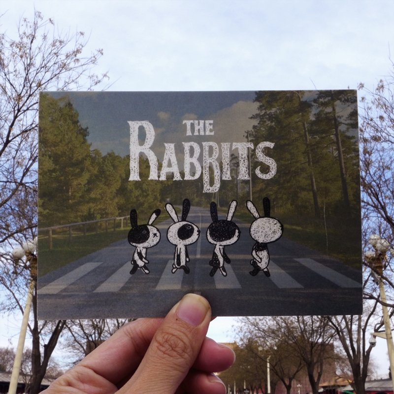 设计明信片| the rabbits披头兔 - 卡片/明信片 - 纸 多色