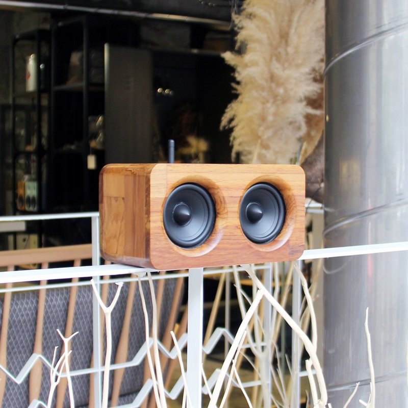 minfort MIN622P 小实木蓝牙音响 微瑕疵出清品 (最后一台) - 扩音器/喇叭 - 木头 卡其色