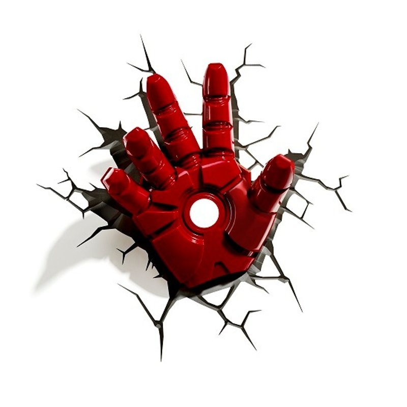 3D Light FX - Marvel Series Iron Man Hand - 3D立体造型灯 钢铁人 手掌 - 灯具/灯饰 - 塑料 红色