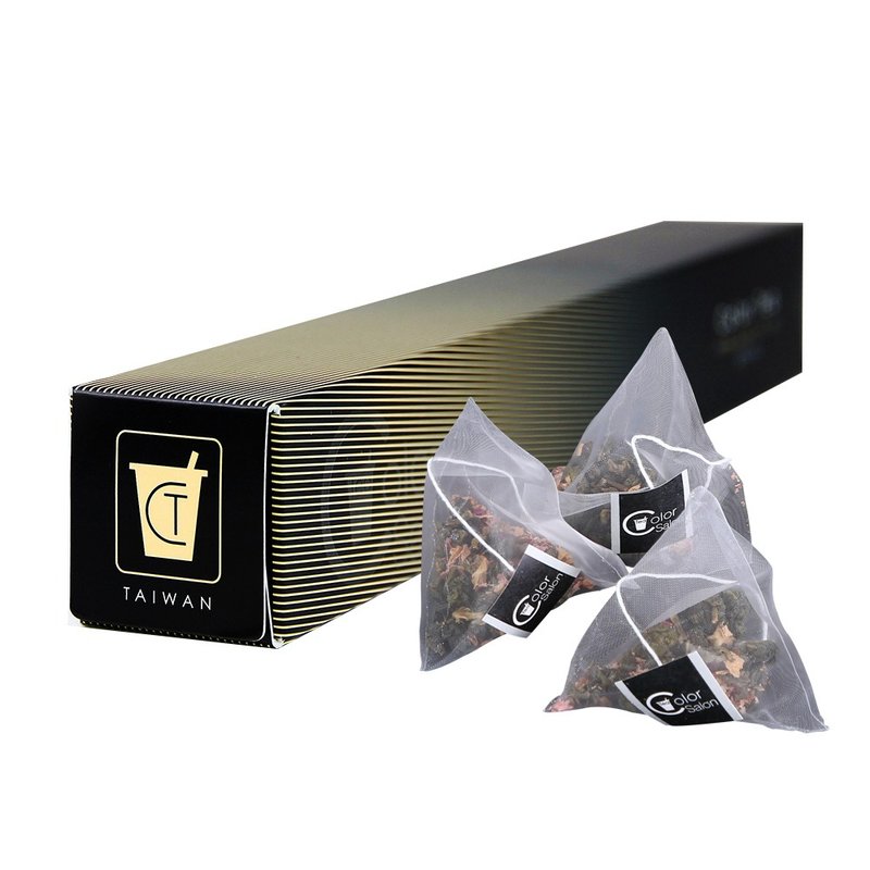 【Color Salon Tea】蜜桃水果茶 Honey Peach Fruit Tea - 茶 - 植物．花 橘色