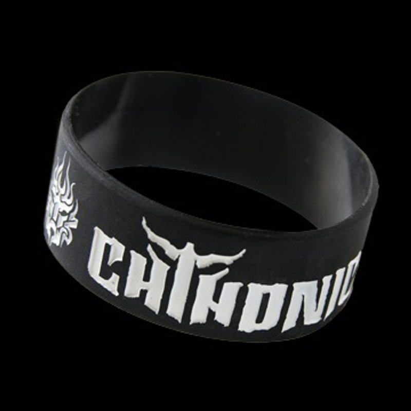 闪灵【大港男儿】矽胶手环 - 手链/手环 - 塑料 黑色
