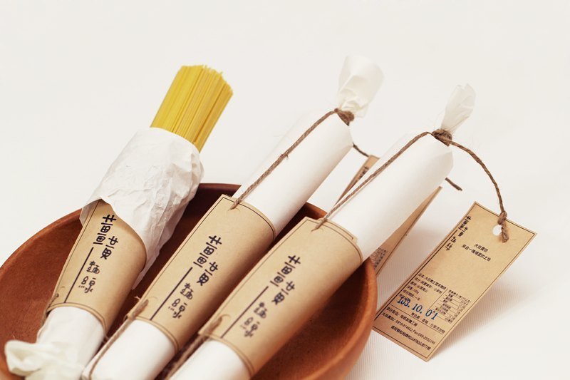 100% 天然姜黄手工面线-100g/条 - 面/面线/米粉 - 植物．花 黄色