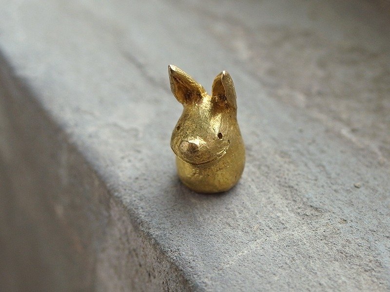 笑一个 黄铜小小偶/疗愈摆饰 - 摆饰 - 铜/黄铜 金色