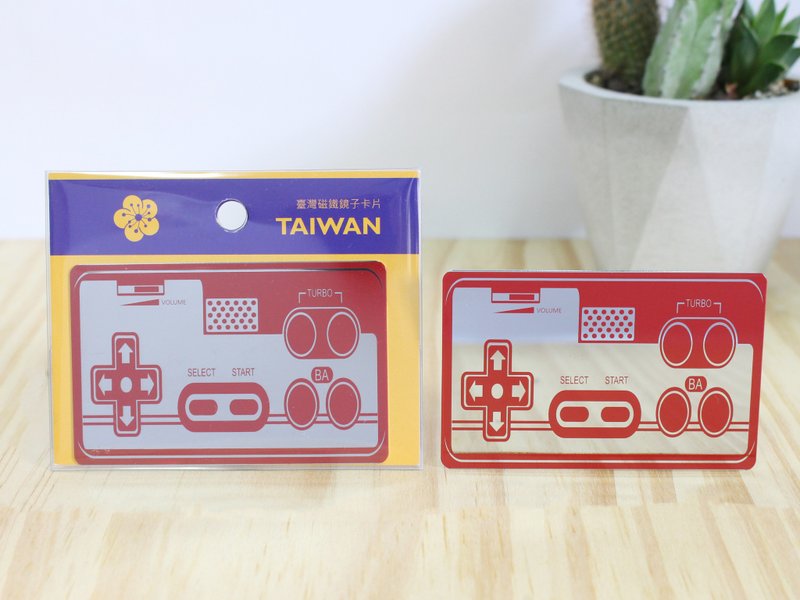 镜子卡片│复古机系列│游戏机 - 彩妆刷具/镜子/梳子 - 不锈钢 银色