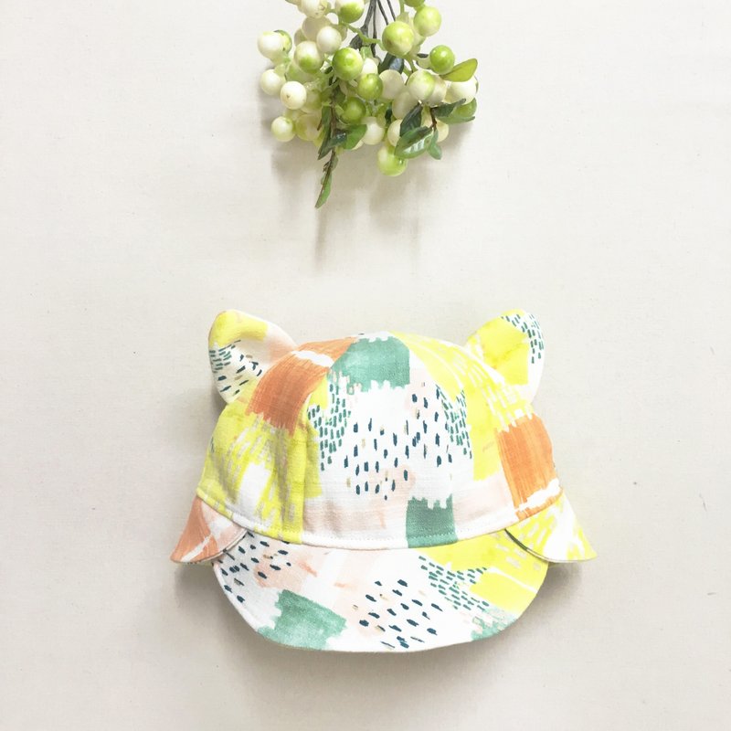 [东京限定] KIDS 小猫帽 | 青草地 - 帽子 - 其他材质 黄色