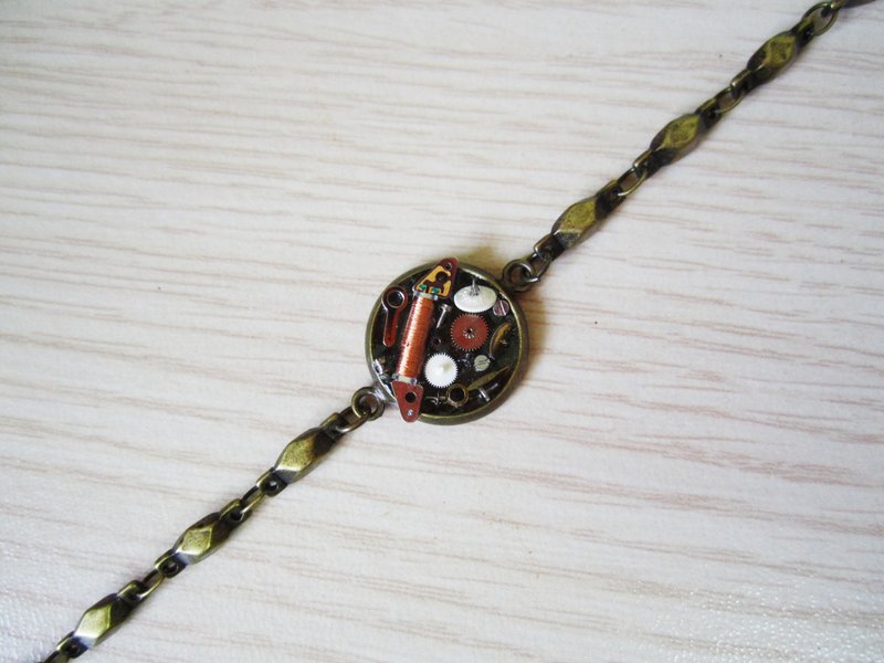 〆蒸汽庞克手链_B020 - 手链/手环 - 其他金属 多色