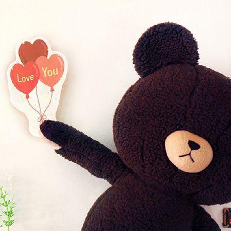 Dessin x Jamstudio-派对小物感谢卡08-气球,JSD77783 - 卡片/明信片 - 纸 多色