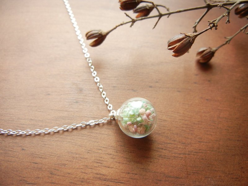 *coucoubird*马卡龙色细链 - 项链 - 玻璃 多色