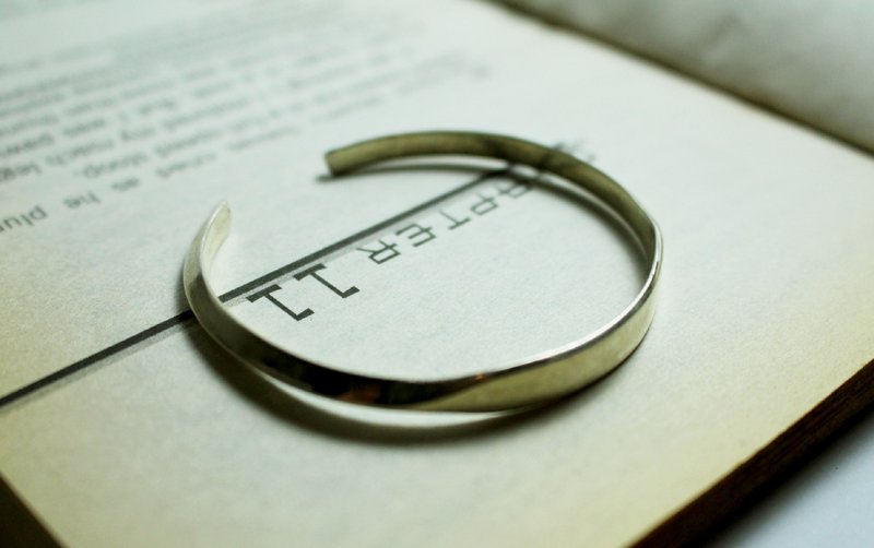 C型手环-细 - 手链/手环 - 其他金属 紫色