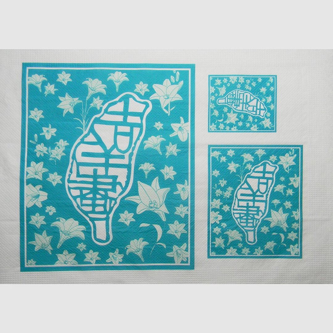 【知文堂】台湾百合×王凯鹤老师篆刻:吉祥台湾画/MIT蝶谷巴特 - 木工/竹艺/纸艺 - 纸 