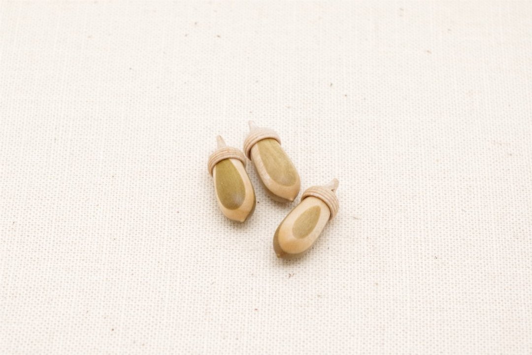 D-2 Magnolia & Maple - Wooden Mosaic Acorn - 其他 - 木头 绿色