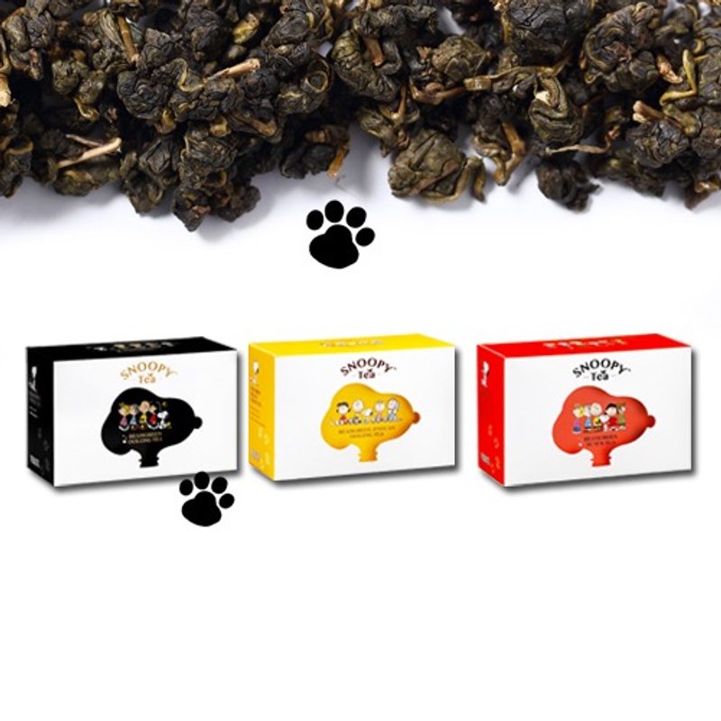 SNOOPY TEA-史努比茶叶礼盒(清焙乌龙茶)(黑色款) - 茶 - 纸 黑色