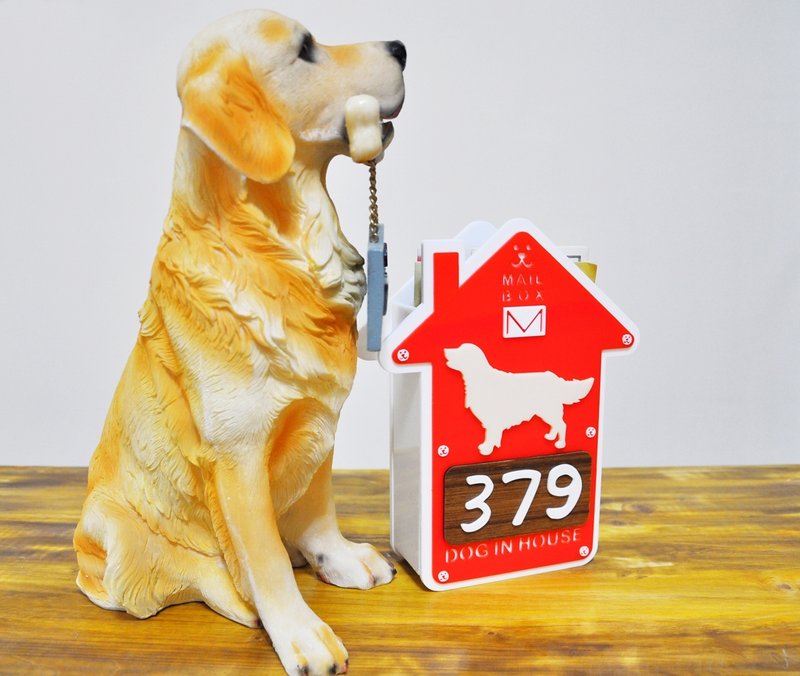 dog in house信箱<手工压克力> - 其他 - 塑料 