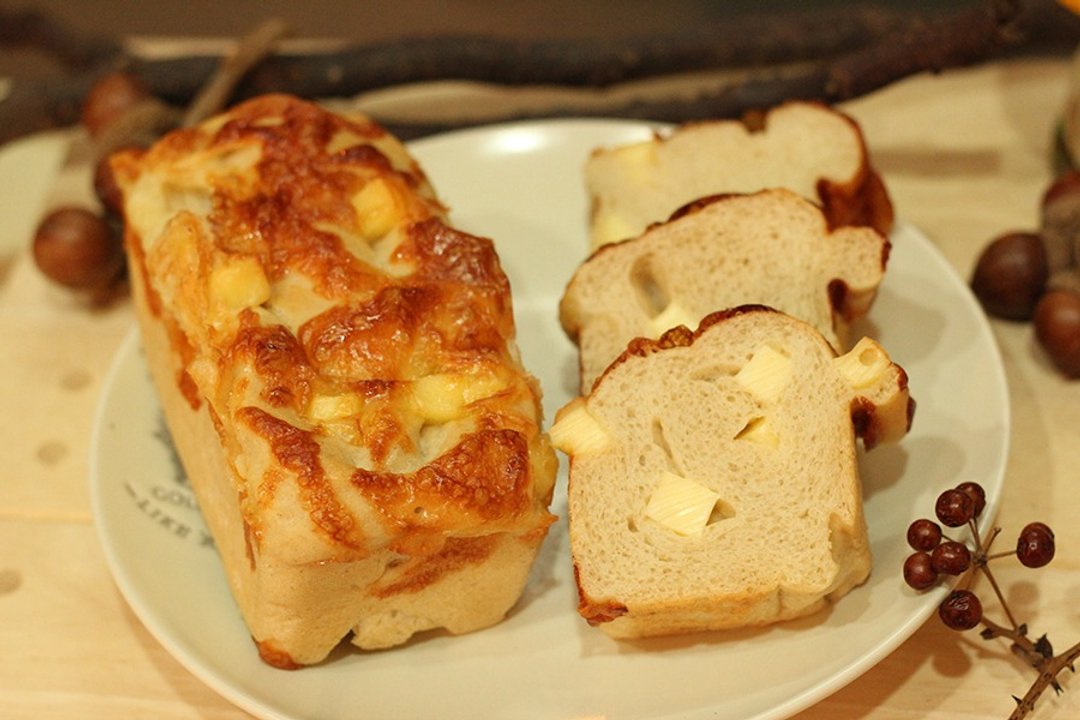 双层咸起司米面包 - 面包/吐司 - 新鲜食材 黄色