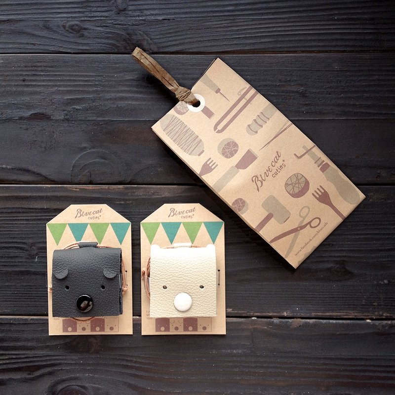 Cuties－＊Weepy＊（单入）真皮革手工手缝 小物收纳包 项链 - 零钱包 - 真皮 多色