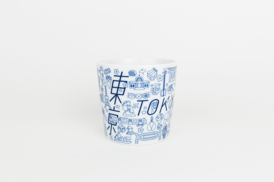TOKYO ICON 四百年纪念瓷杯 - 茶具/茶杯 - 瓷 蓝色