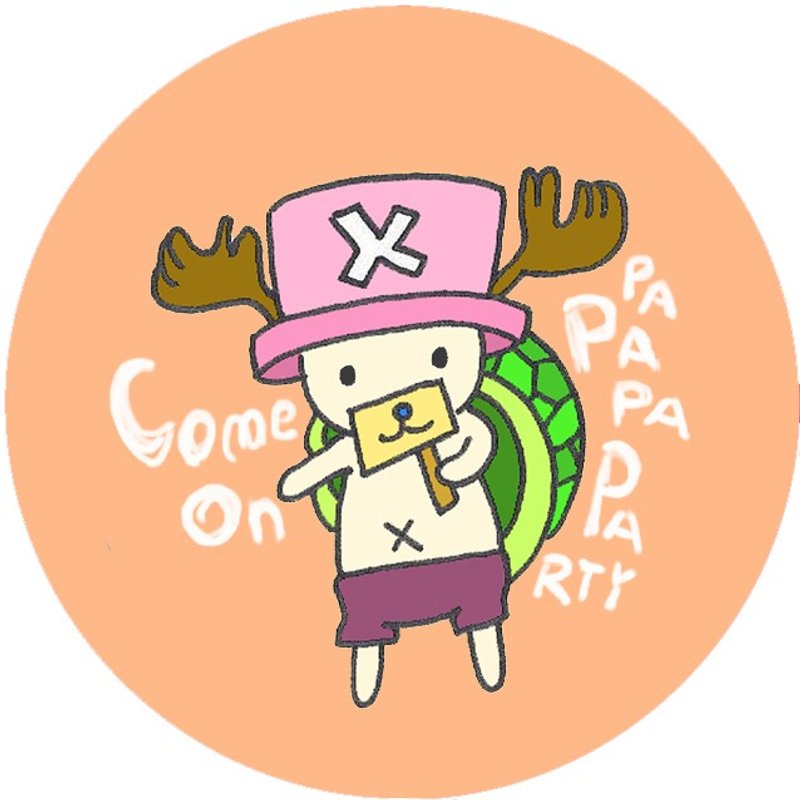 【龟去来兮人生百态系列】橙*一起玩&笑 糖果徽章&迷你卡片 - 徽章/别针 - 塑料 橘色