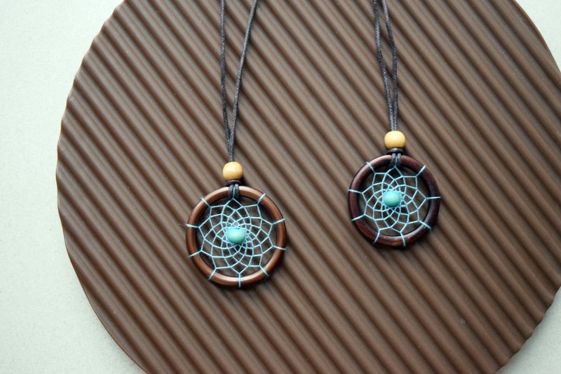 捕梦网//情侣项链//情人//海蓝 - 项链 - 其他材质 蓝色