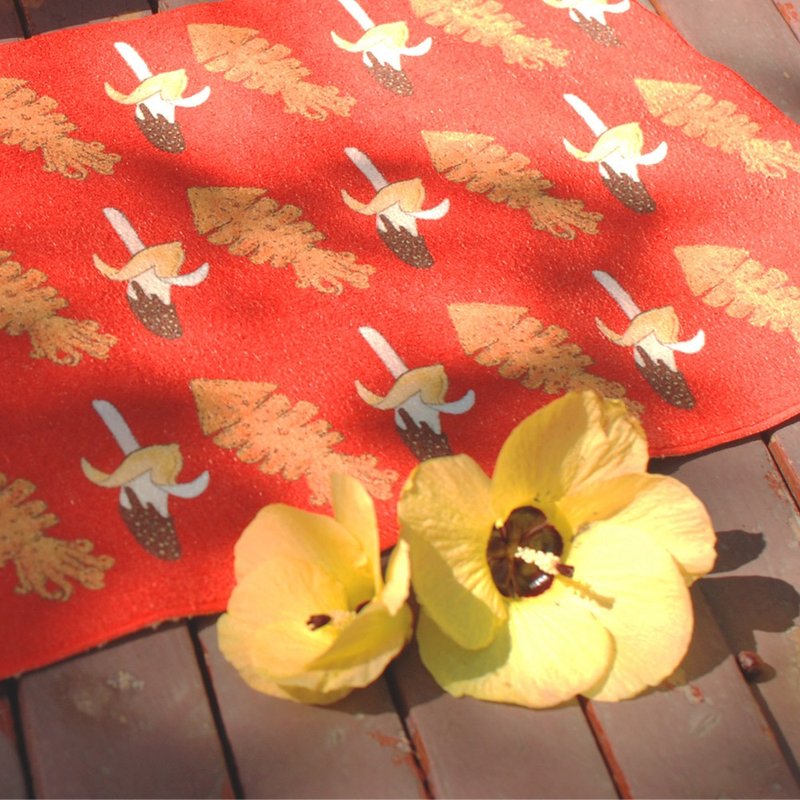 Shoppa 十毛 运动吸水毛巾 - 蕉鱿多多(巧蕉王 炸鱿鱼) - 毛巾浴巾 - 其他材质 多色