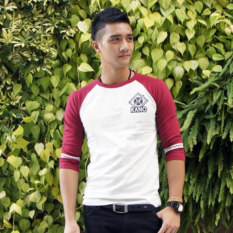 【KANO的原住民印记】打击手-男款T - 男装上衣/T 恤 - 棉．麻 咖啡色