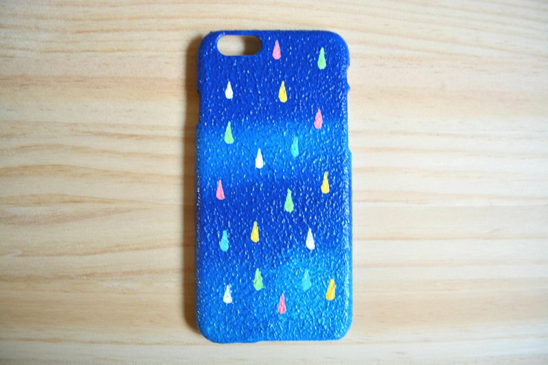 【手机壳上的RGB】彩虹雨 - 手机壳/手机套 - 塑料 蓝色