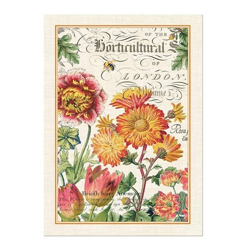 SUSS-花朵与蜜蜂图腾 厨房专用毛巾/摆饰桌垫-现货免运 - 毛巾浴巾 - 棉．麻 橘色