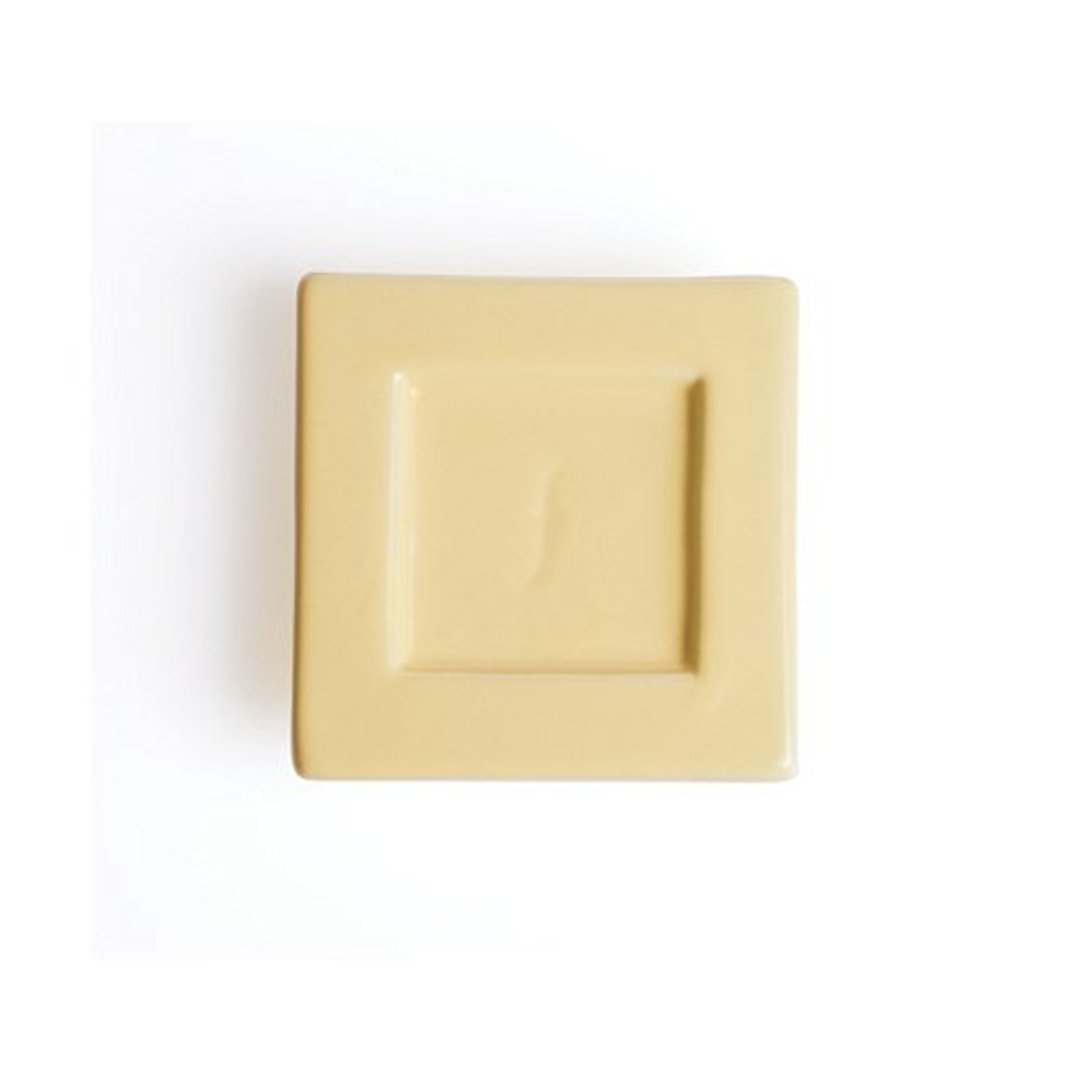 Tea Forte 2入陶瓷方型茶托 Tea Tray (奶油黄) Ceramic Tray - But - 茶具/茶杯 - 其他材质 金色