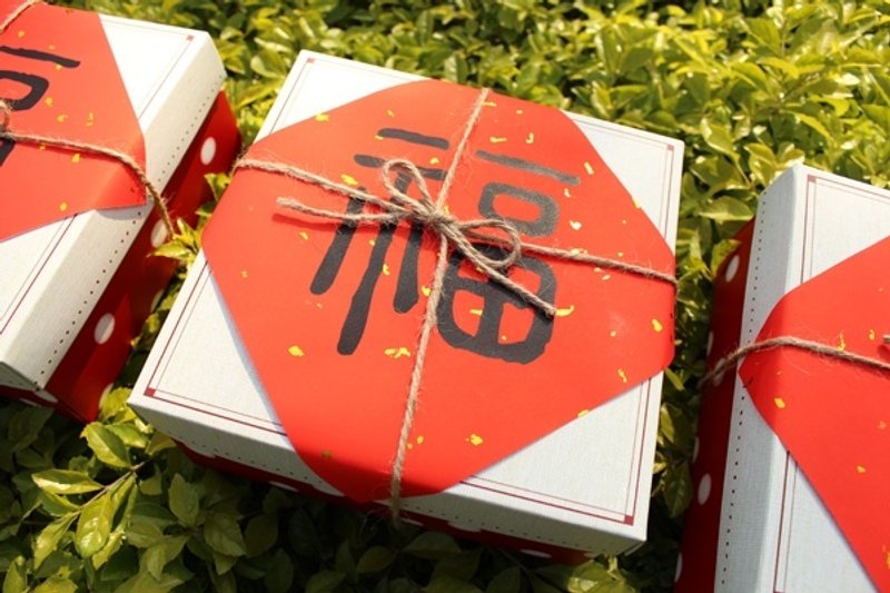 2014-福字-祝福礼盒(米饼干) - 蛋糕/甜点 - 新鲜食材 红色