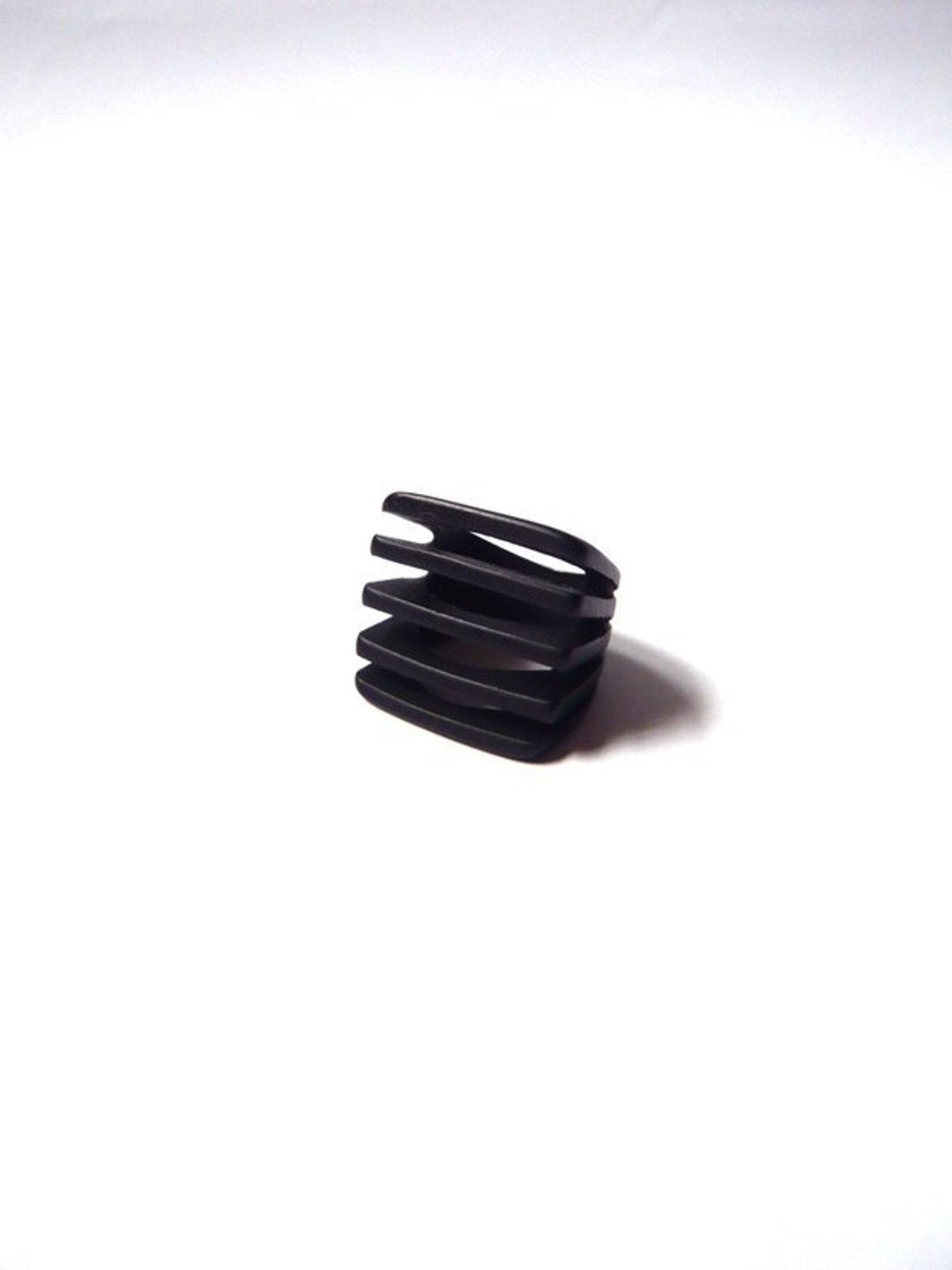 方形简约黑色线条时尚戒指 - 戒指 - 其他金属 