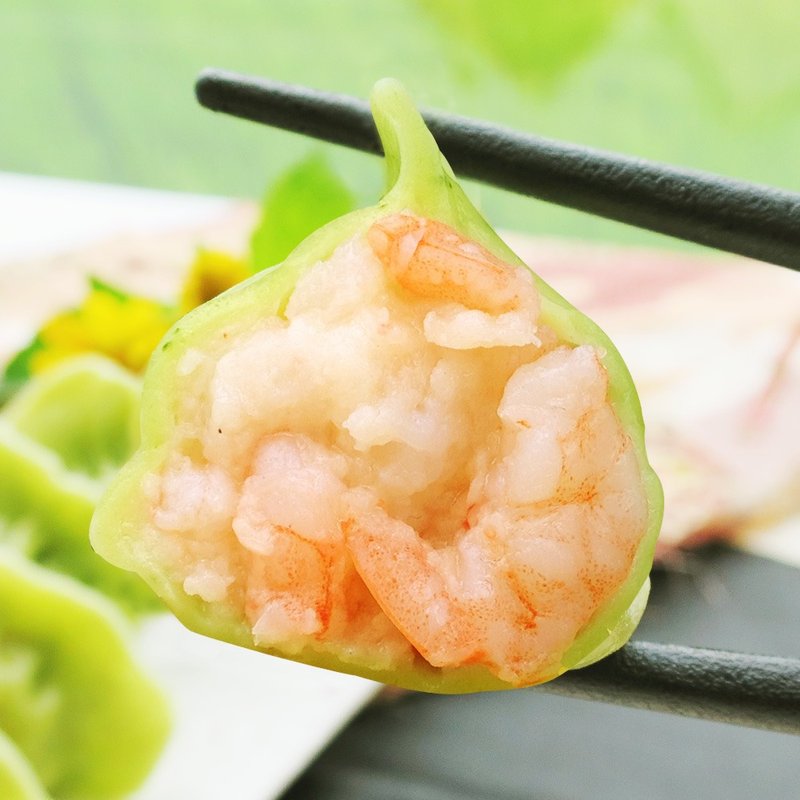 【大妹子手工水饺】翡翠鲜虾水饺 (25入/包) 冷冻水饺 熟食小吃 - 熟食小吃 - 新鲜食材 
