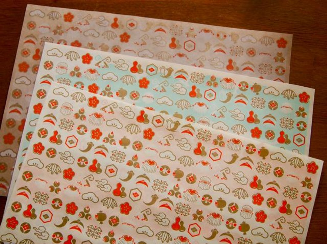 Wrapping paper - 包装材料 - 纸 金色