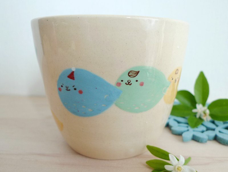 好朋友手捧杯 - 咖啡杯/马克杯 - 其他材质 多色