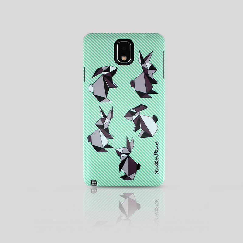 (Rabbit Mint) 薄荷兔手机壳 - 摺纸兔系列 - Samsung Note 3 (P00068) - 手机壳/手机套 - 塑料 绿色