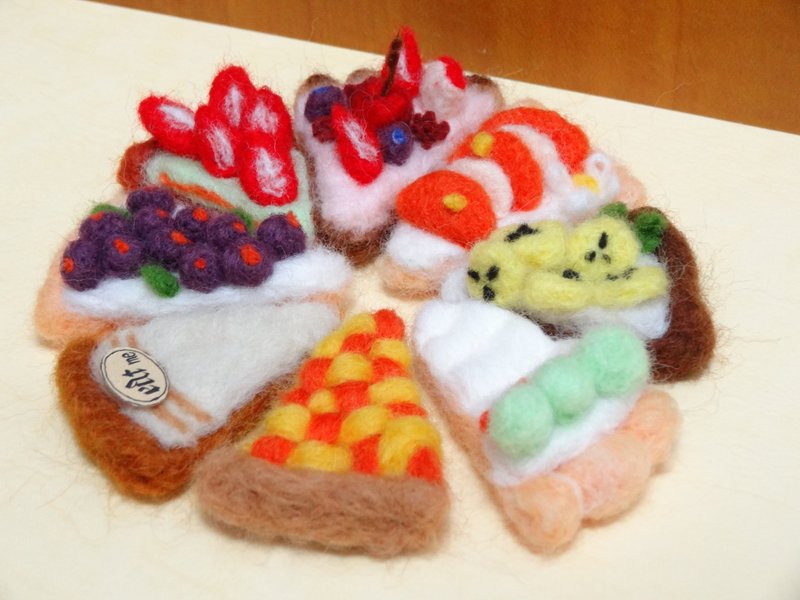 橘子派-羊毛毡  "钥匙圈、吊饰、摆饰" (可定制化更改颜色) - 钥匙链/钥匙包 - 羊毛 橘色