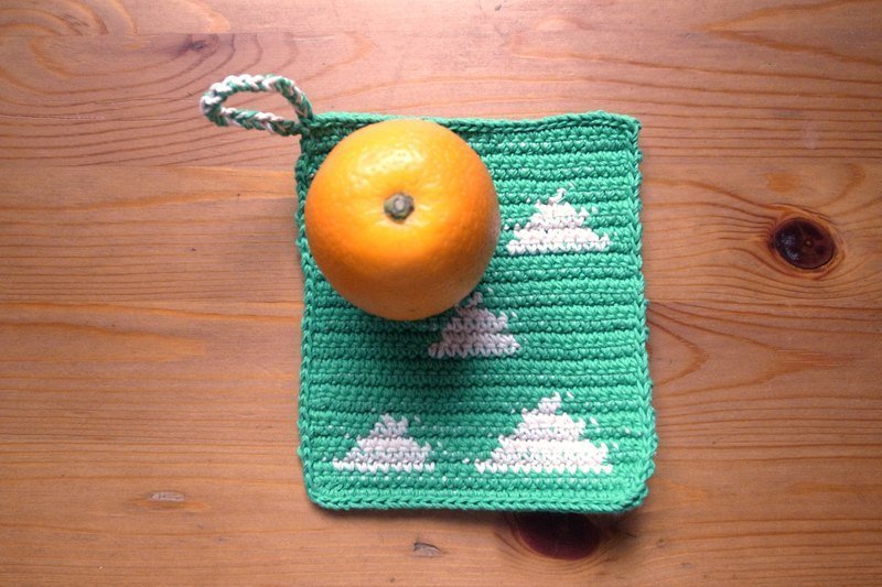 餐桌风景 / 小山杯垫 - 杯垫 - 其他材质 绿色