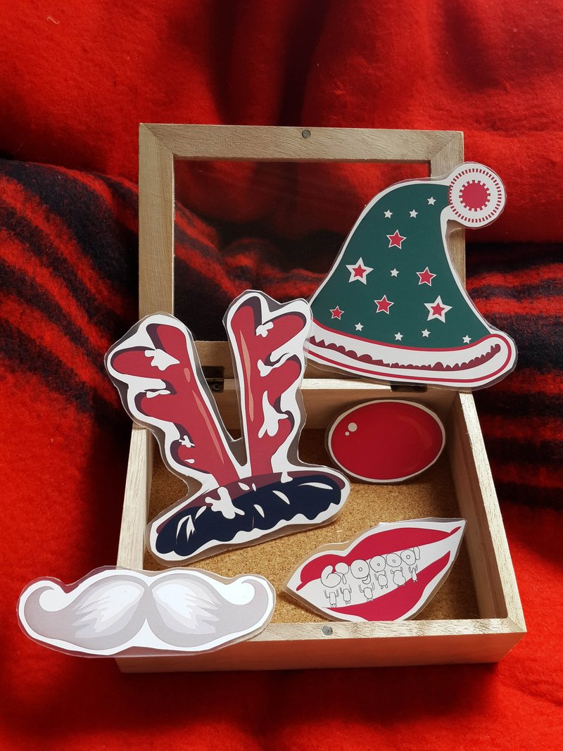 圣诞礼物组-圣诞拍照趣味小道具 - 其他 - 塑料 