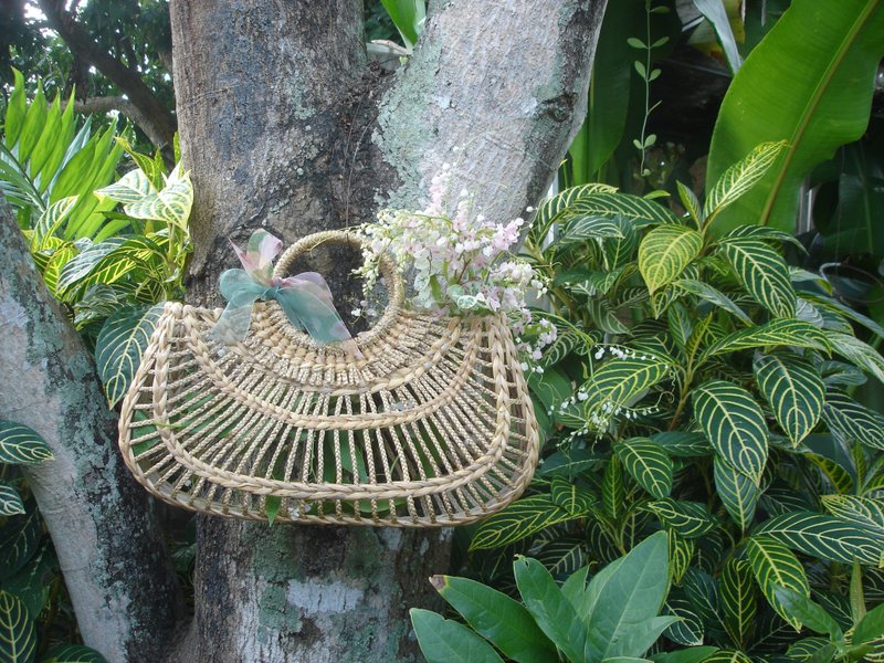 环保野餐篮 - 其他 - 植物．花 卡其色