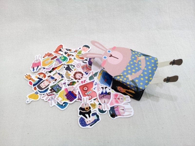 【全套】好讨喜的小贴纸 - 贴纸 - 纸 蓝色