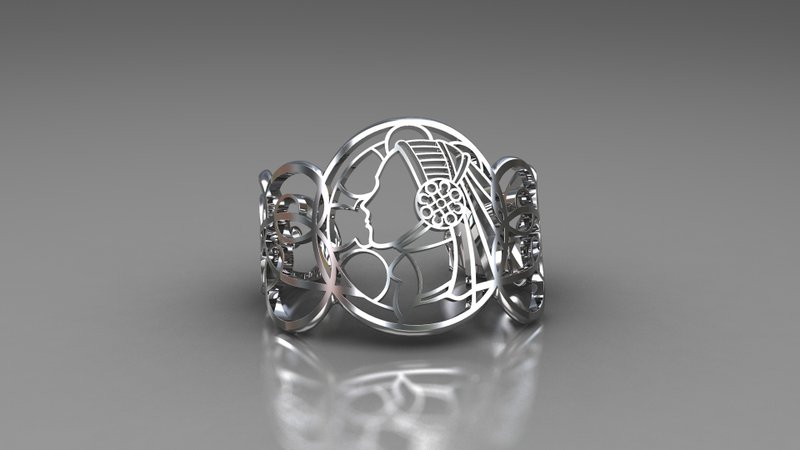 金点设计奖 【经典款 VOSHAS女神手环】 316L白钢 - 手链/手环 - 其他金属 灰色